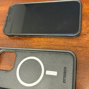 Purple I phone 14 pro max  Smartphone unlocked with extra phone cases